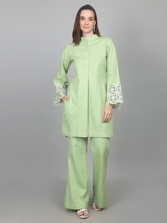 Mint Grace Cotton Poplin Set