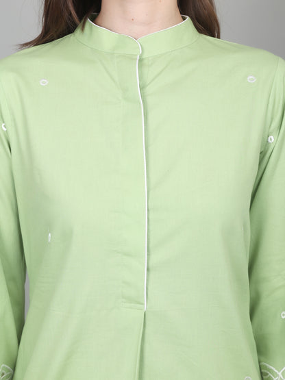 Mint Grace Cotton Poplin Set